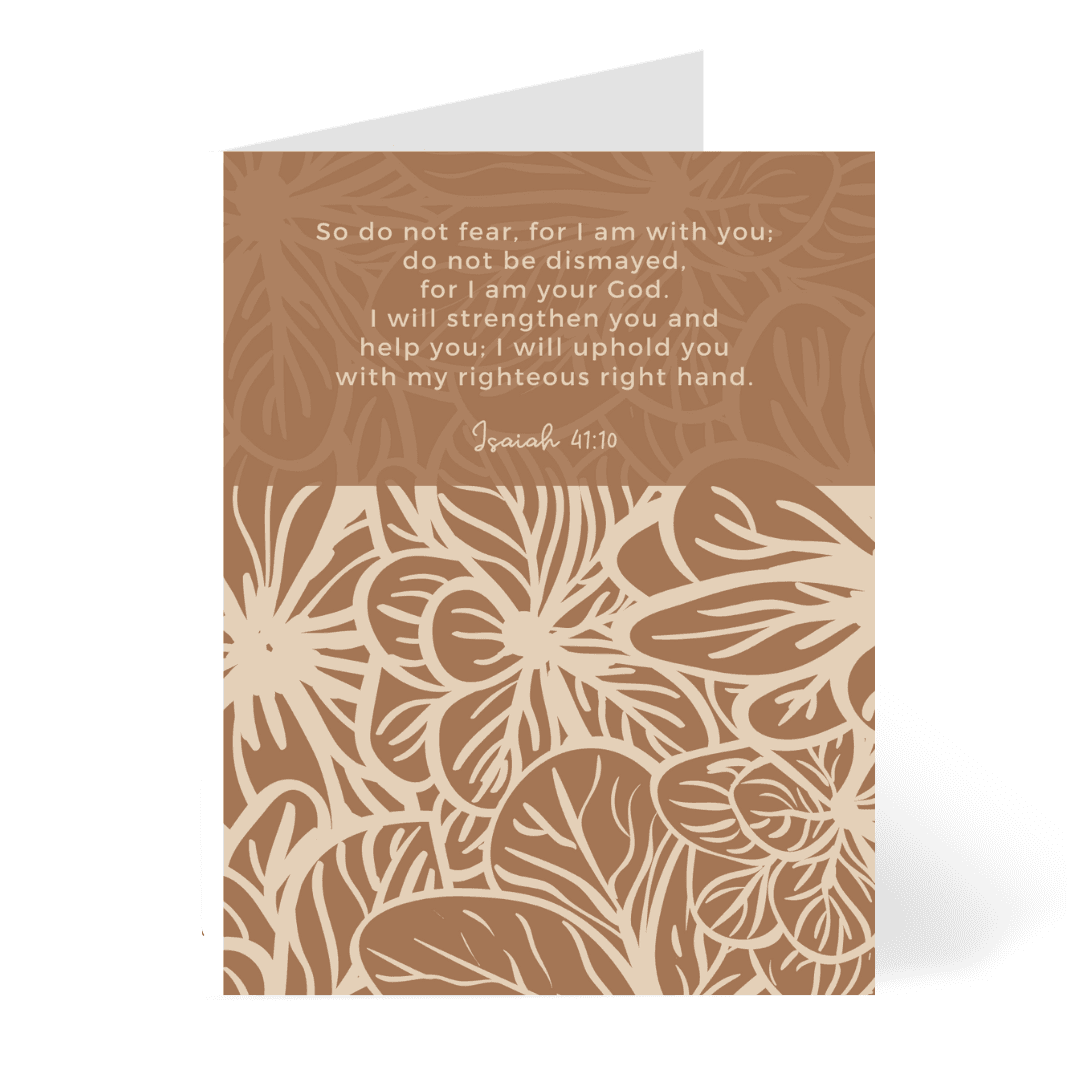 Isaiah 41:10 Sympathy Card | Christian Faith | Scripture