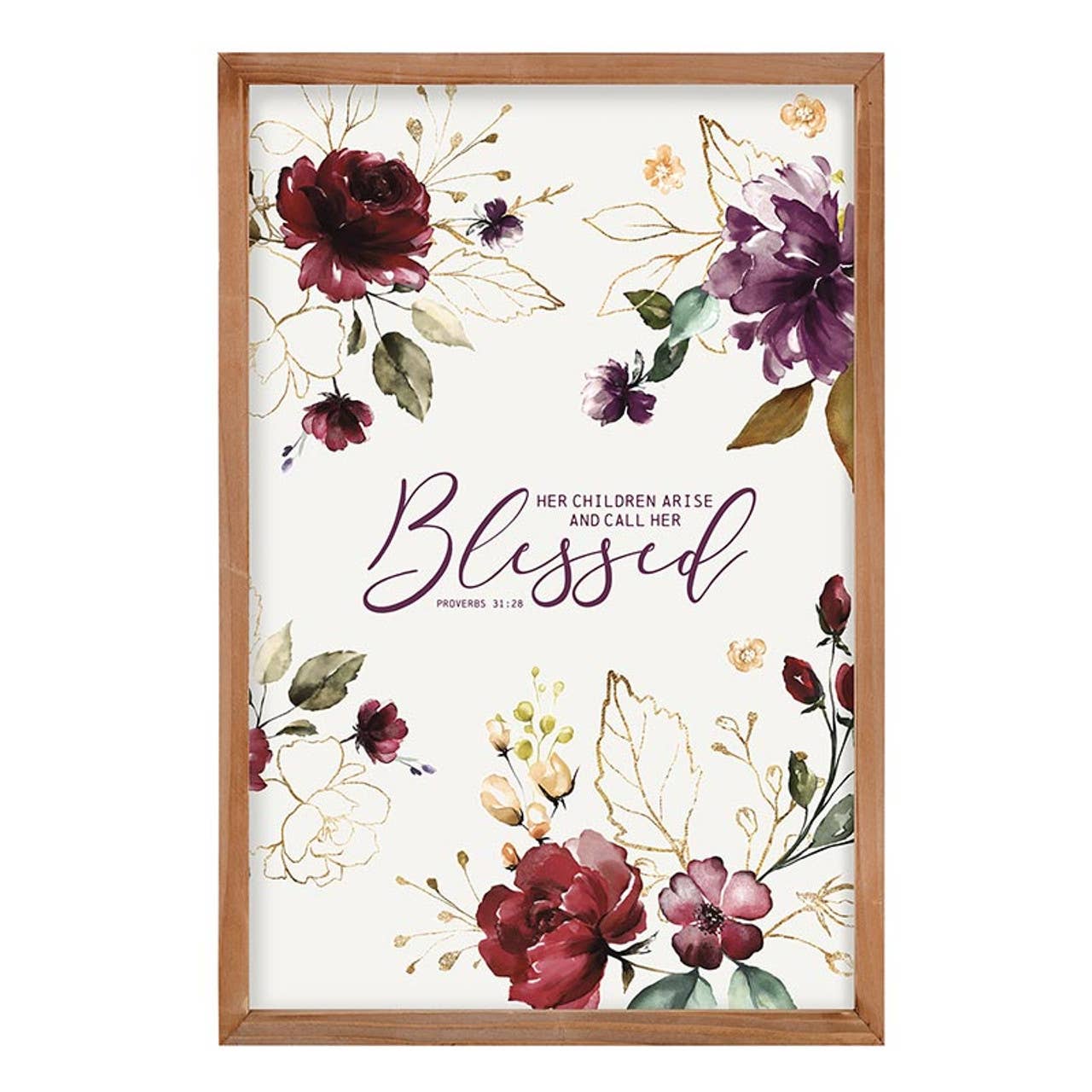 Blessed Collection Framed Print – Her Children Are
